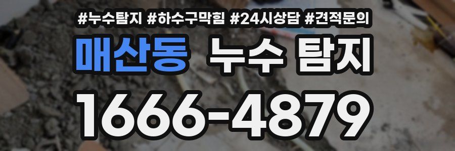 매산동 누수 탐지