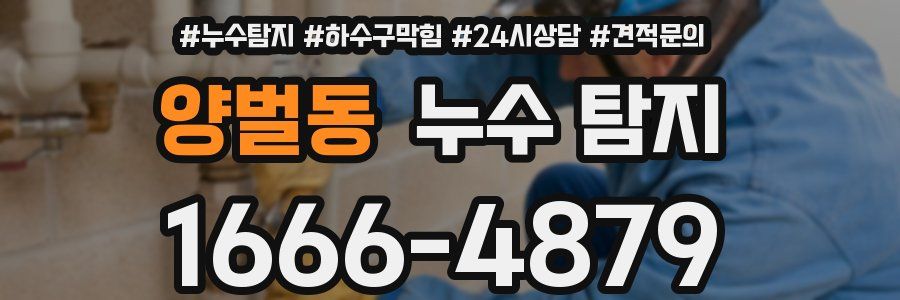 양벌동 누수 탐지