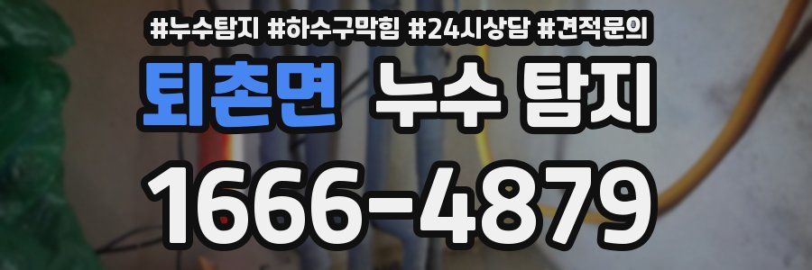 퇴촌면 누수 탐지