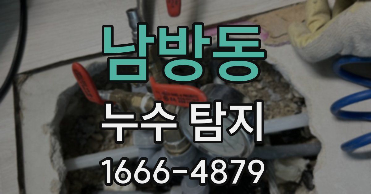 남방동 누수 탐지