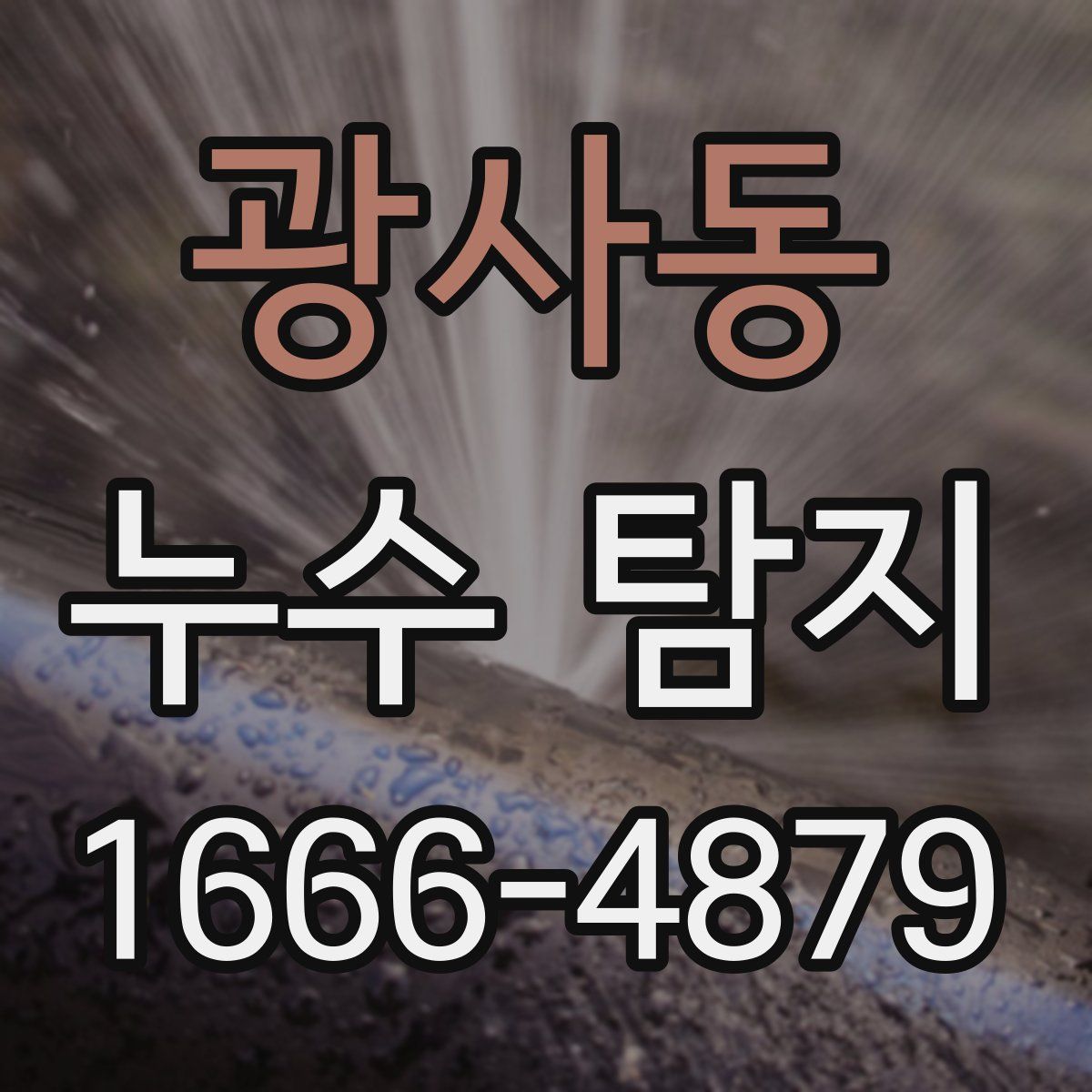 광사동 누수 탐지