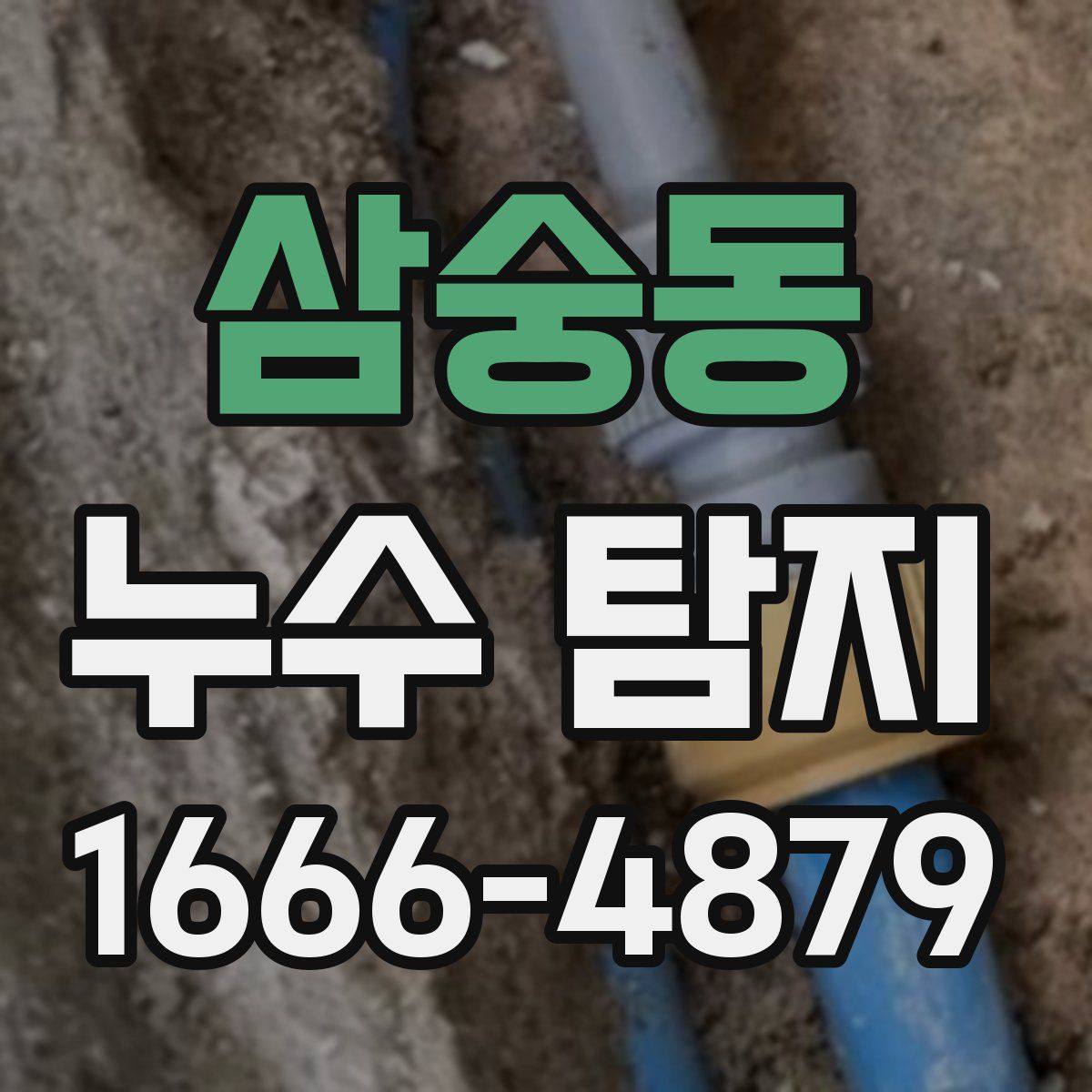 삼숭동 누수 탐지