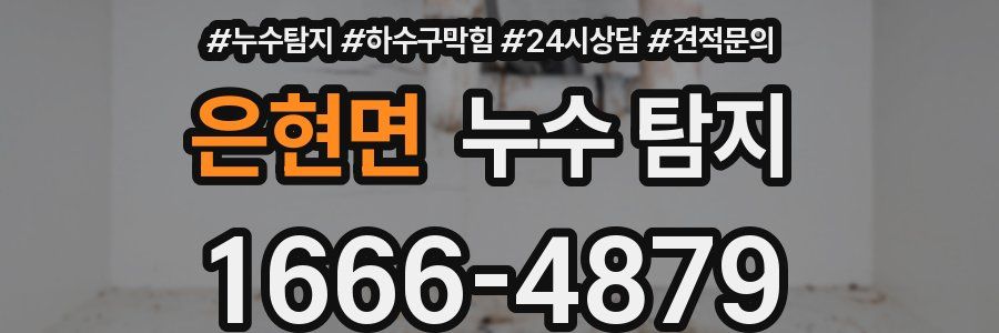 은현면 누수 탐지