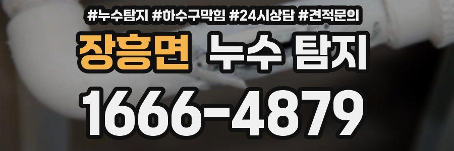 장흥면 누수 탐지