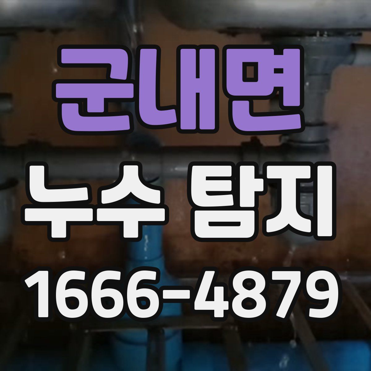 군내면 누수 탐지