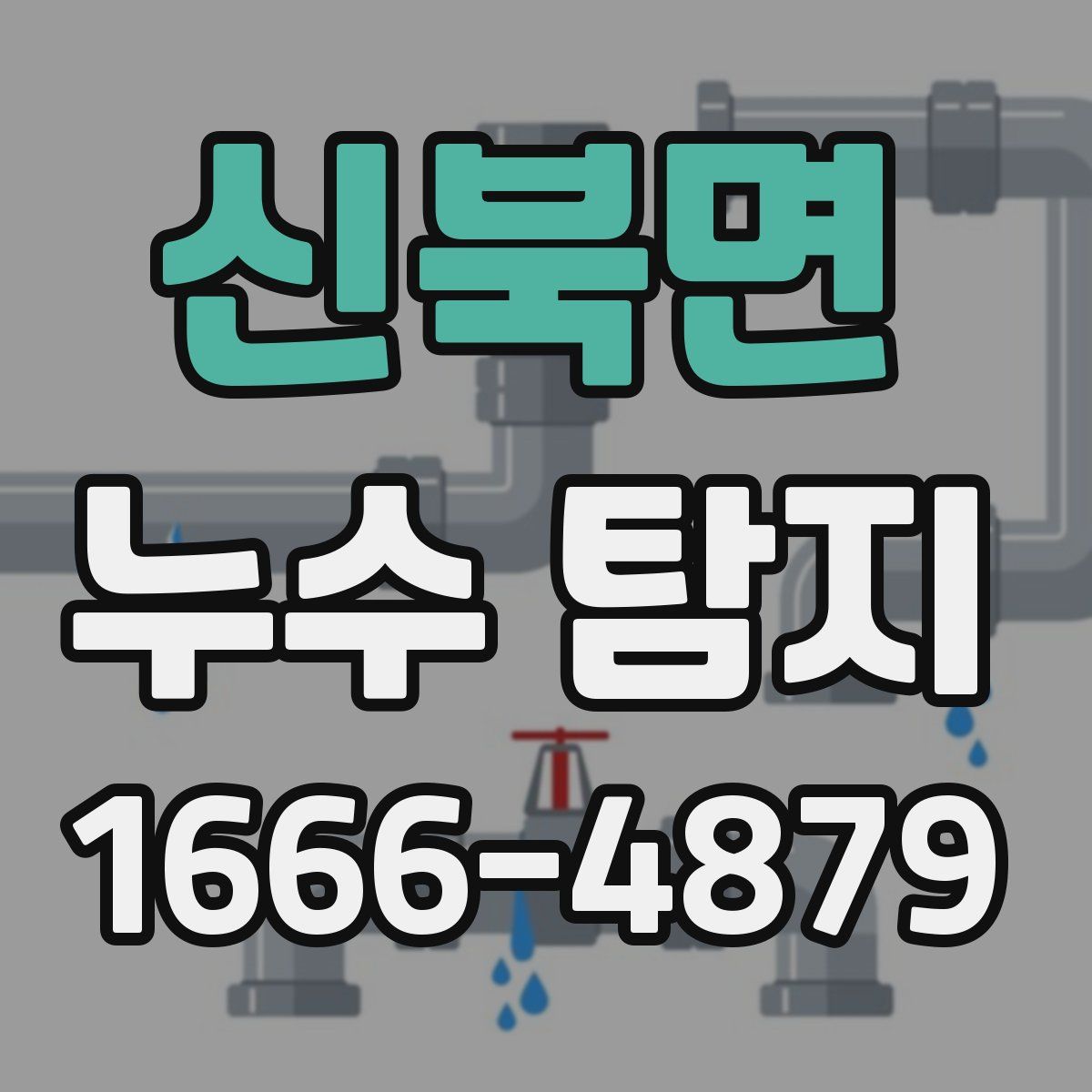 신북면 누수 탐지