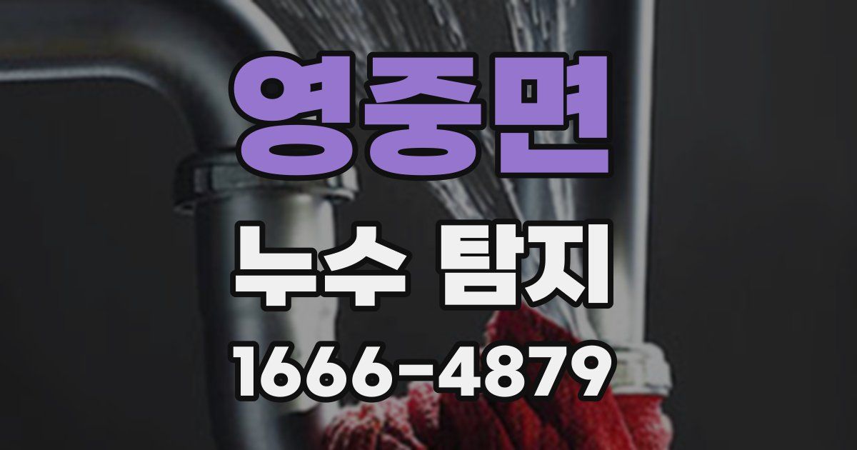 영중면 누수 탐지