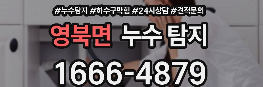 영북면 누수 탐지