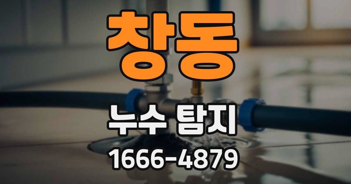 창동 누수 탐지