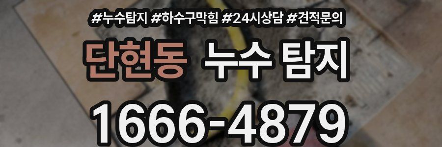 단현동 누수 탐지