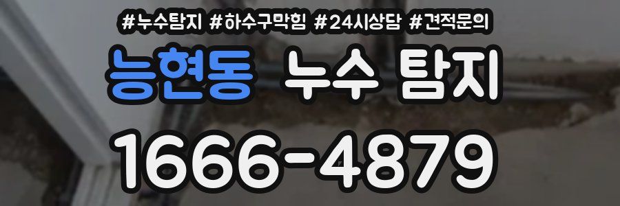 능현동 누수 탐지
