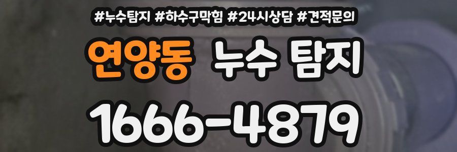 연양동 누수 탐지