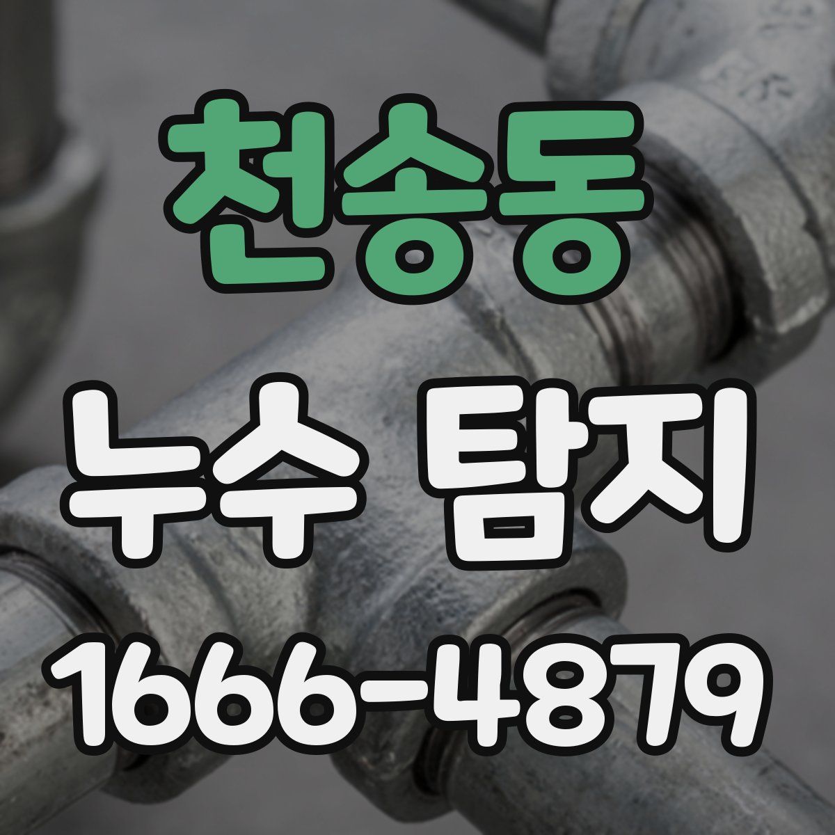 천송동 누수 탐지
