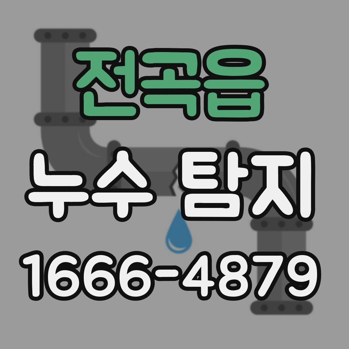 전곡읍 누수 탐지