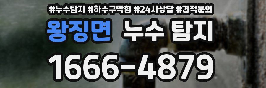 왕징면 누수 탐지