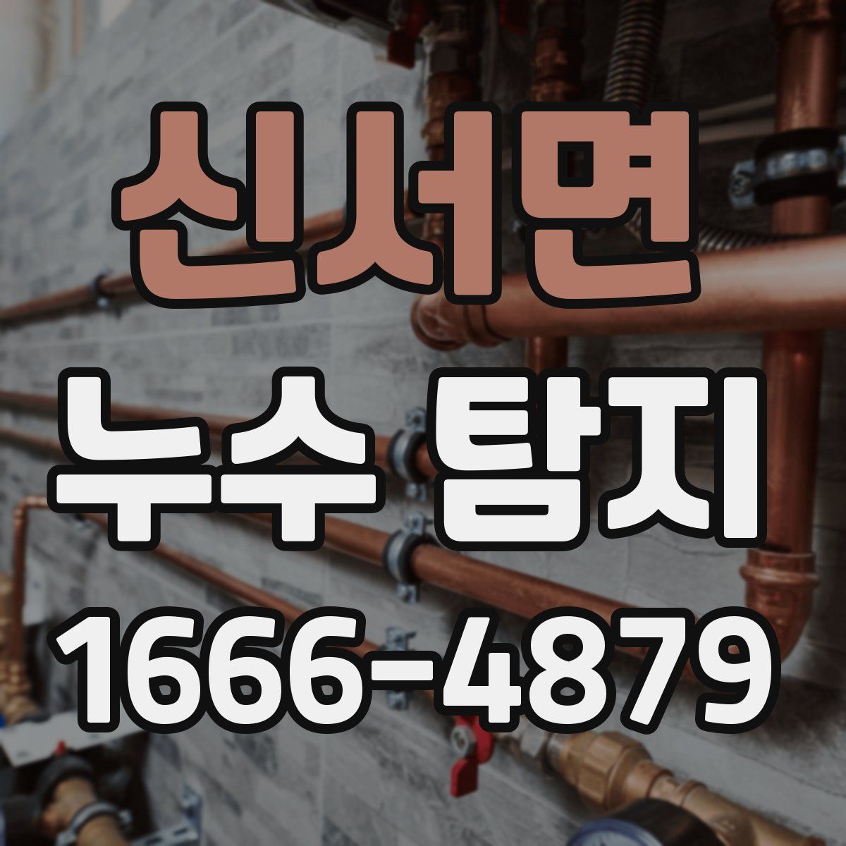 신서면 누수 탐지