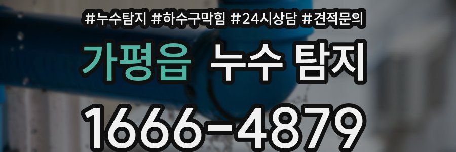 가평읍 누수 탐지
