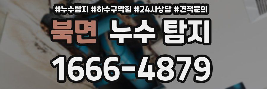 북면 누수 탐지