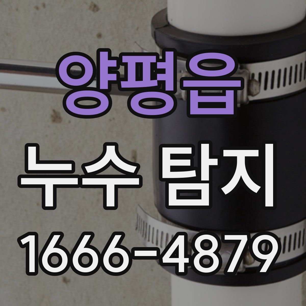 양평읍 누수 탐지
