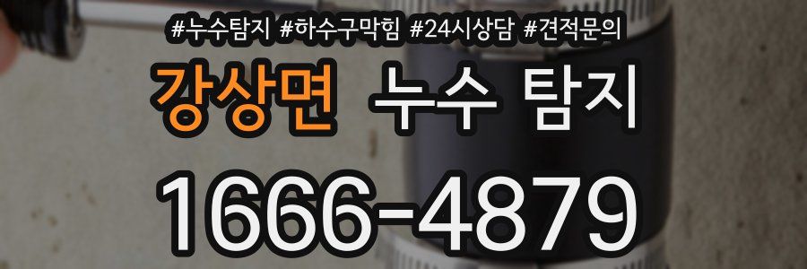 강상면 누수 탐지
