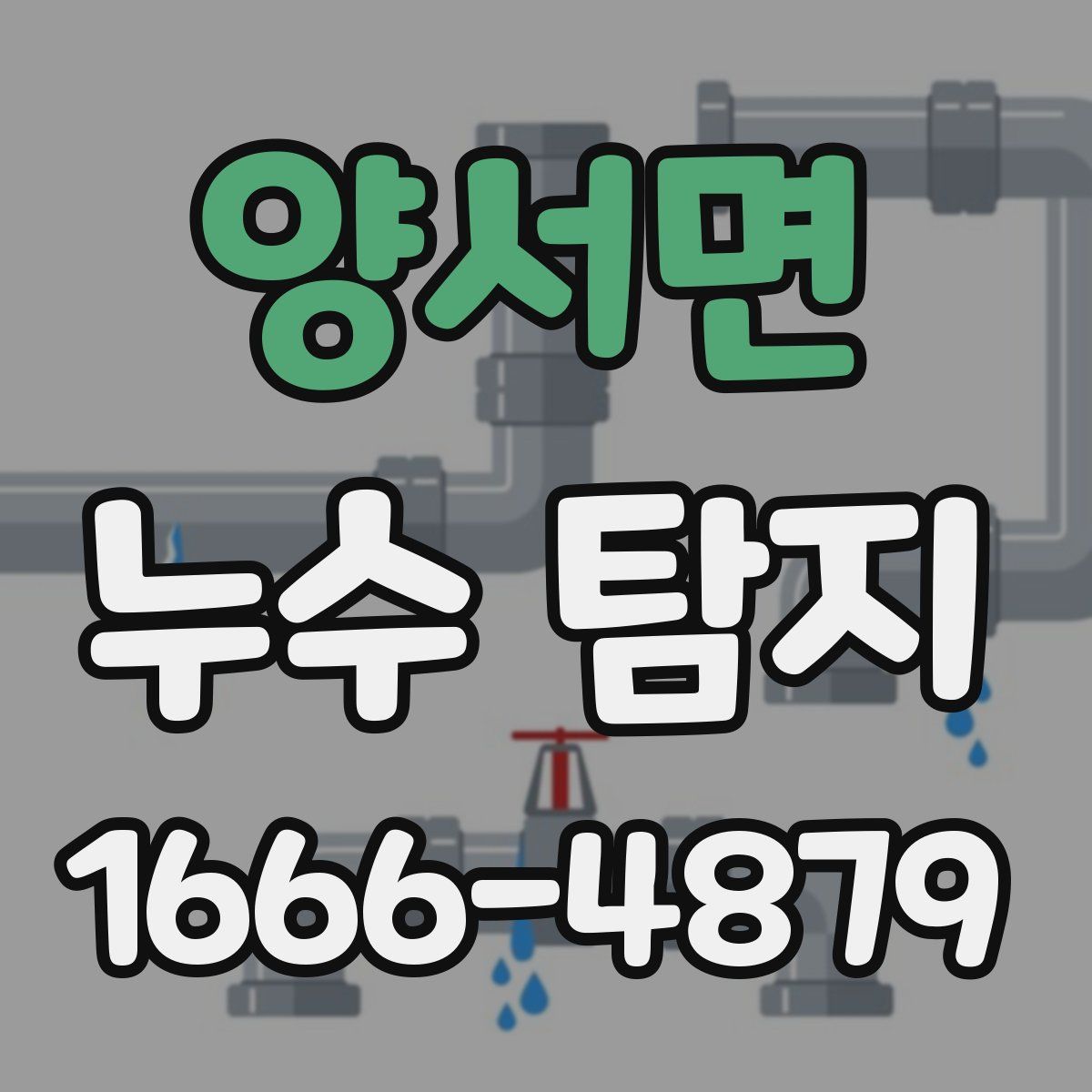 양서면 누수 탐지