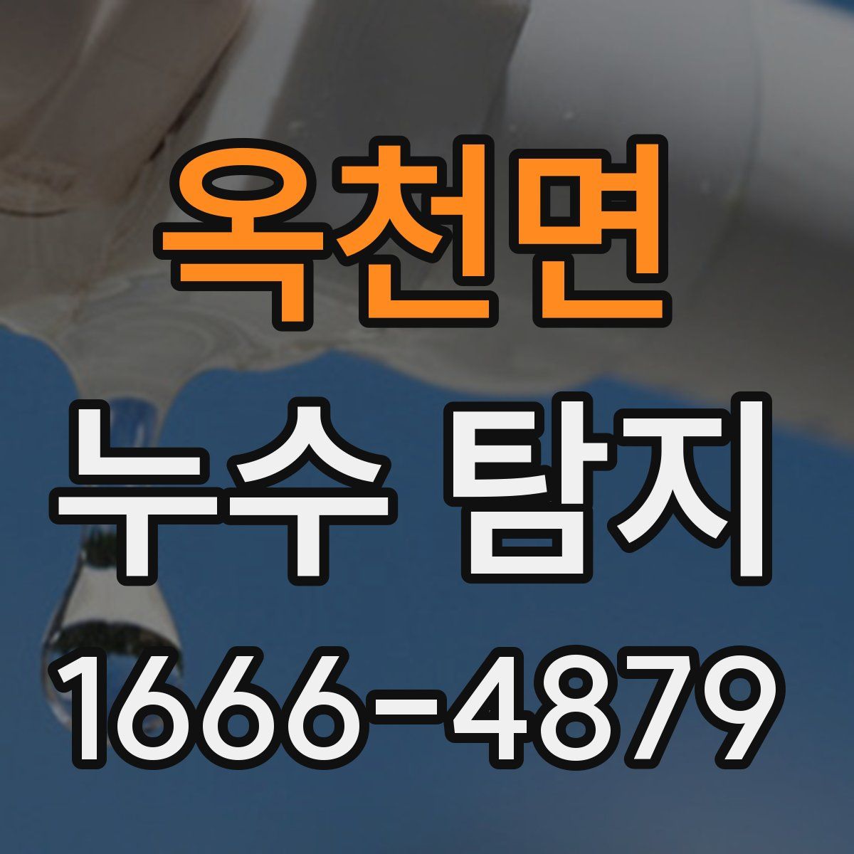 옥천면 누수 탐지