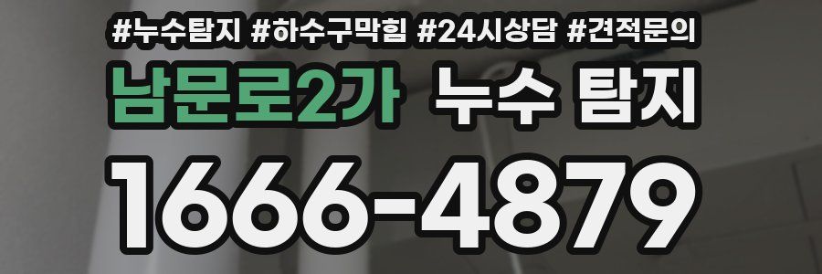 남문로2가 누수 탐지