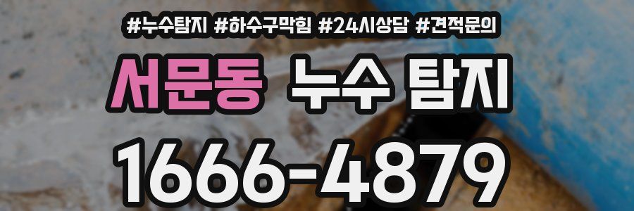 서문동 누수 탐지