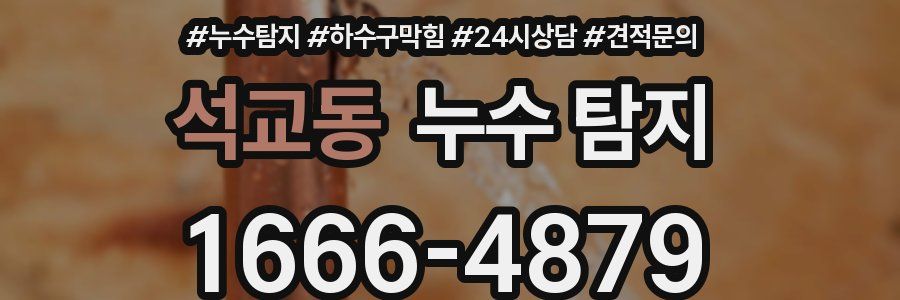 석교동 누수 탐지