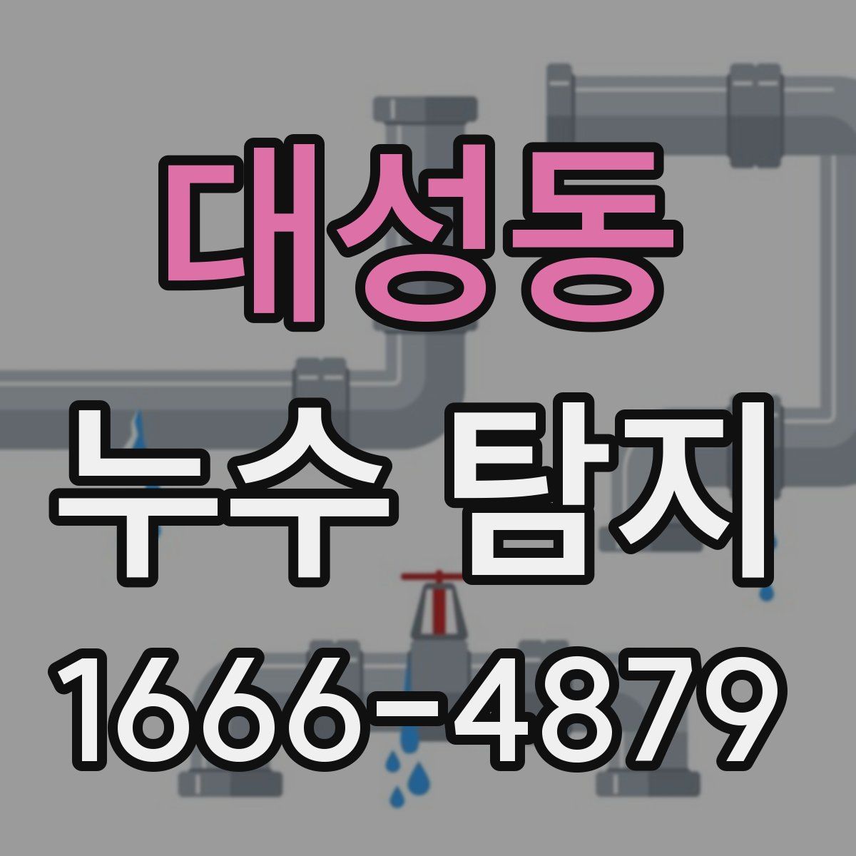 대성동 누수 탐지