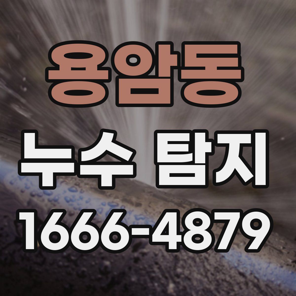용암동 누수 탐지