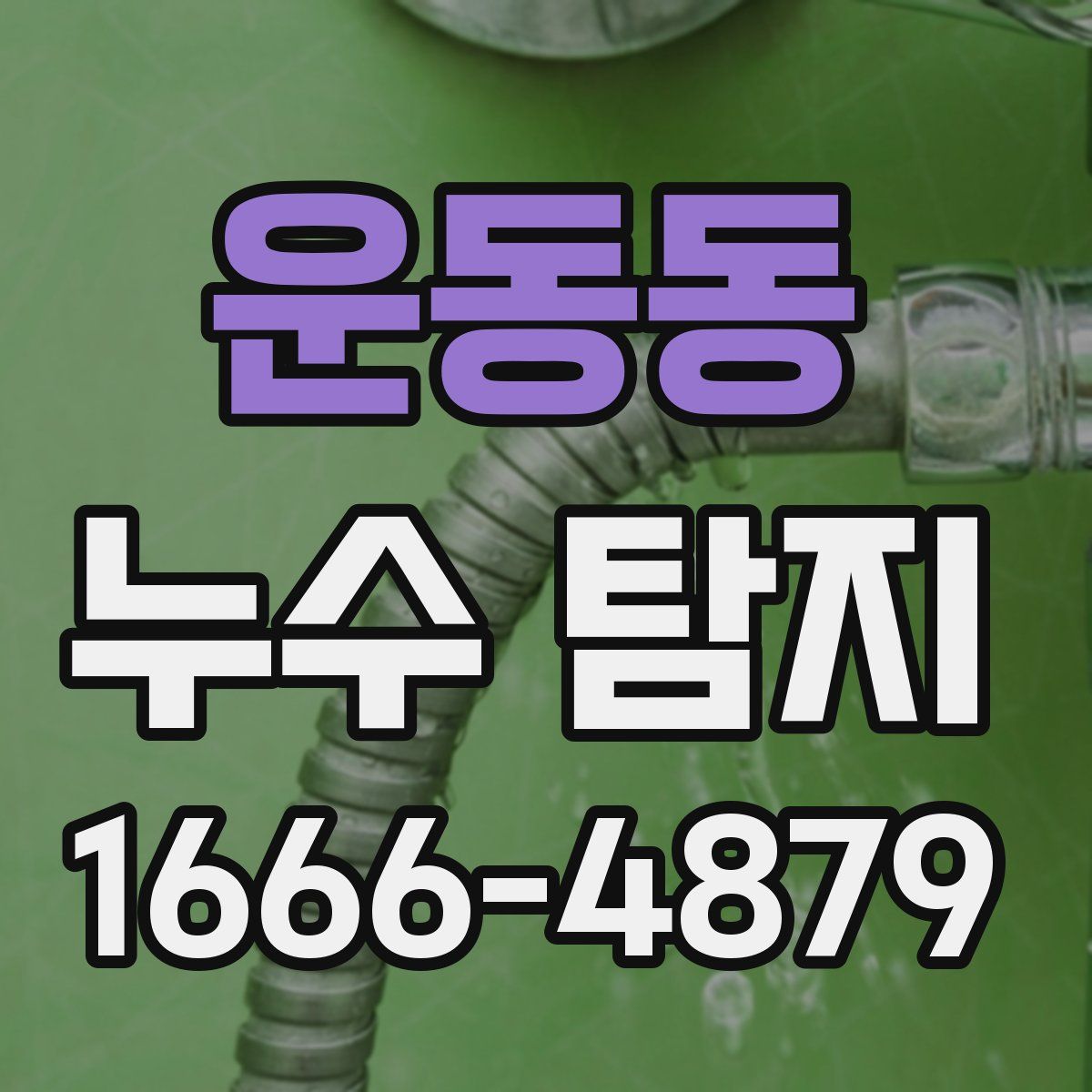 운동동 누수 탐지
