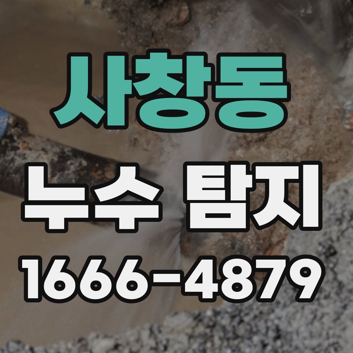 사창동 누수 탐지