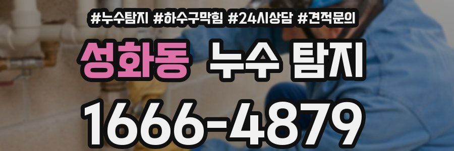 성화동 누수 탐지