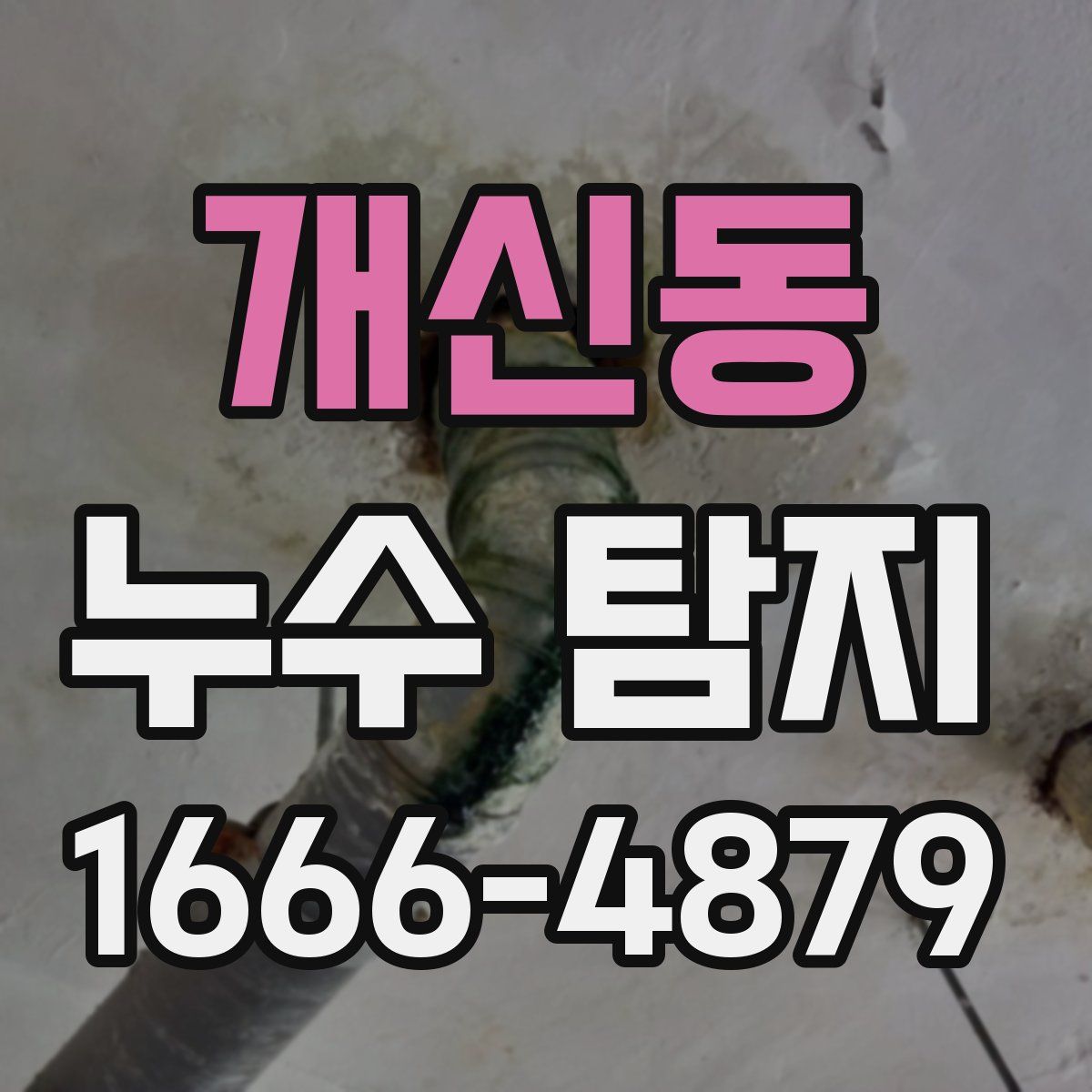 개신동 누수 탐지