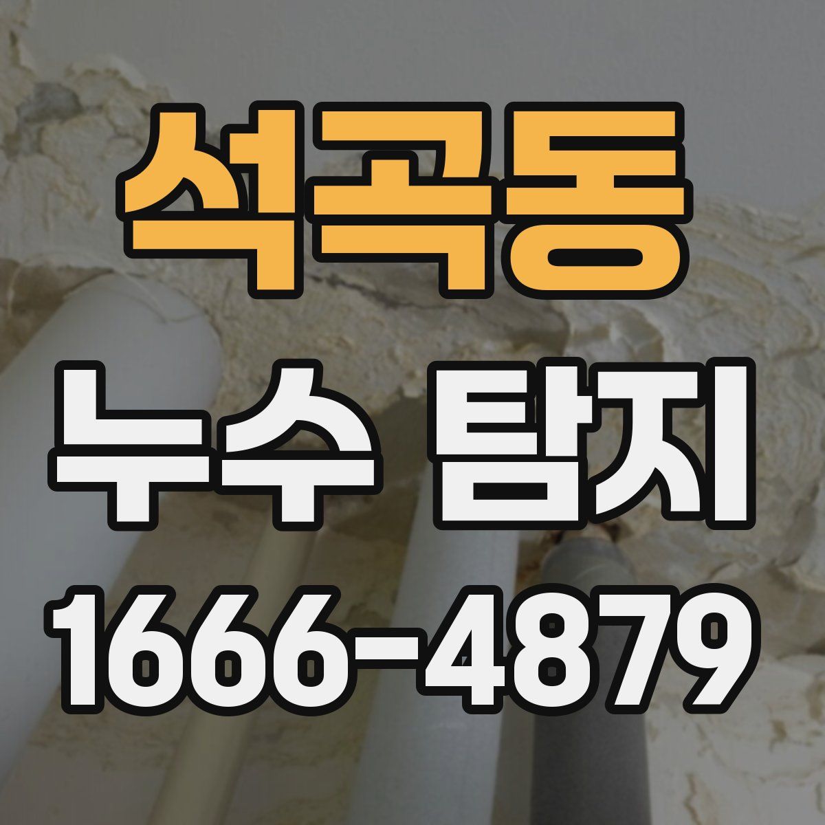 석곡동 누수 탐지