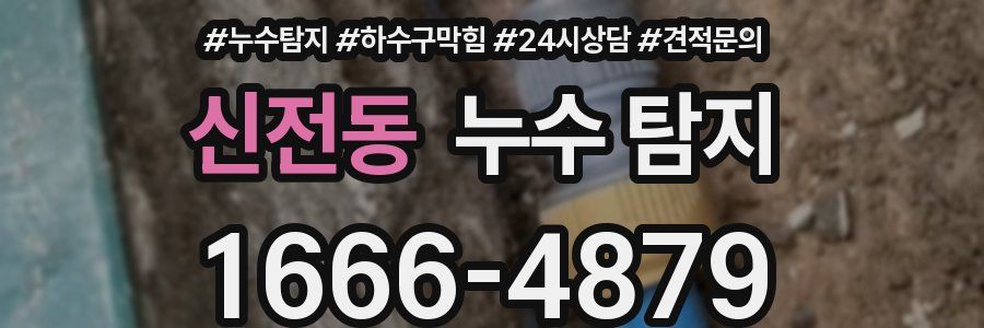 신전동 누수 탐지