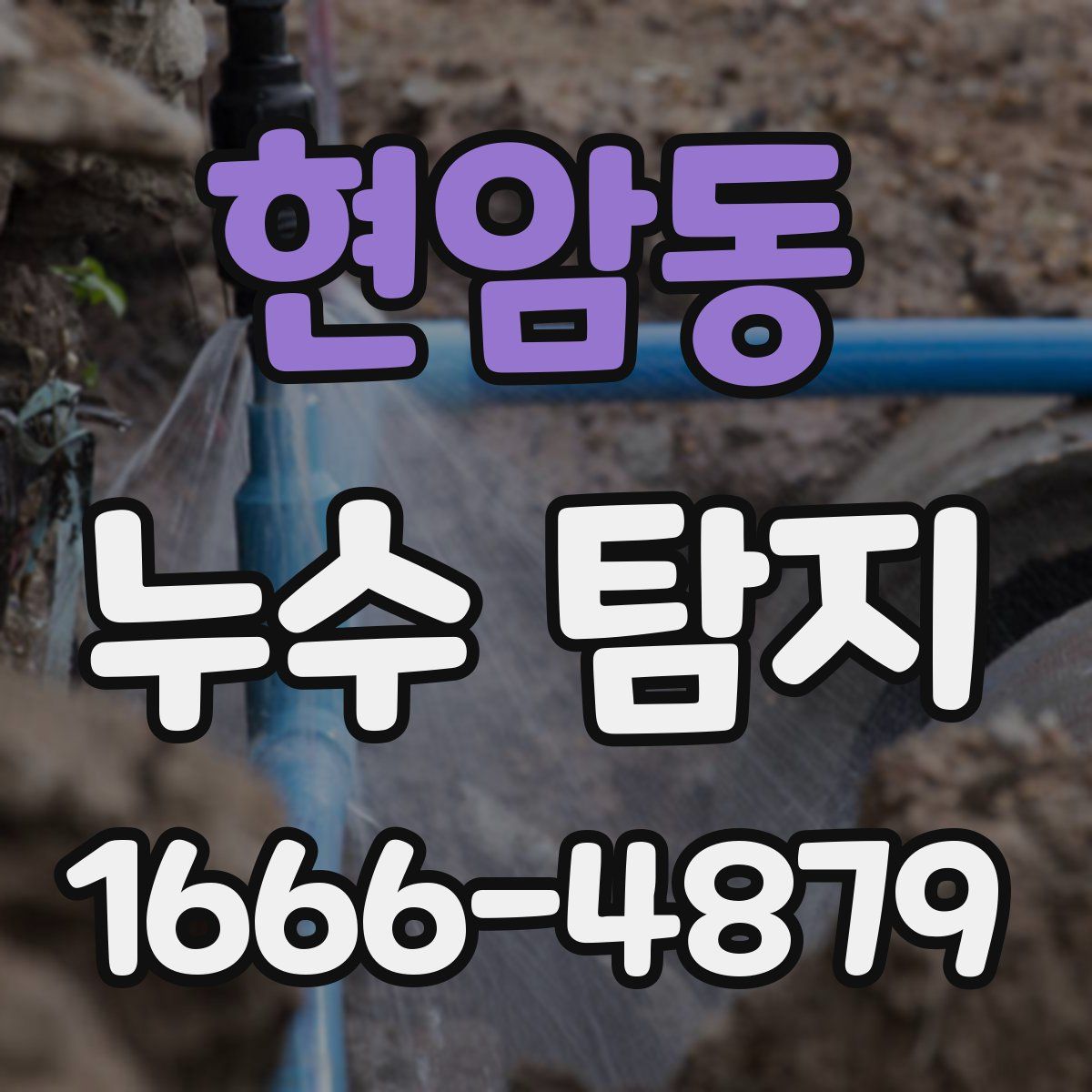현암동 누수 탐지