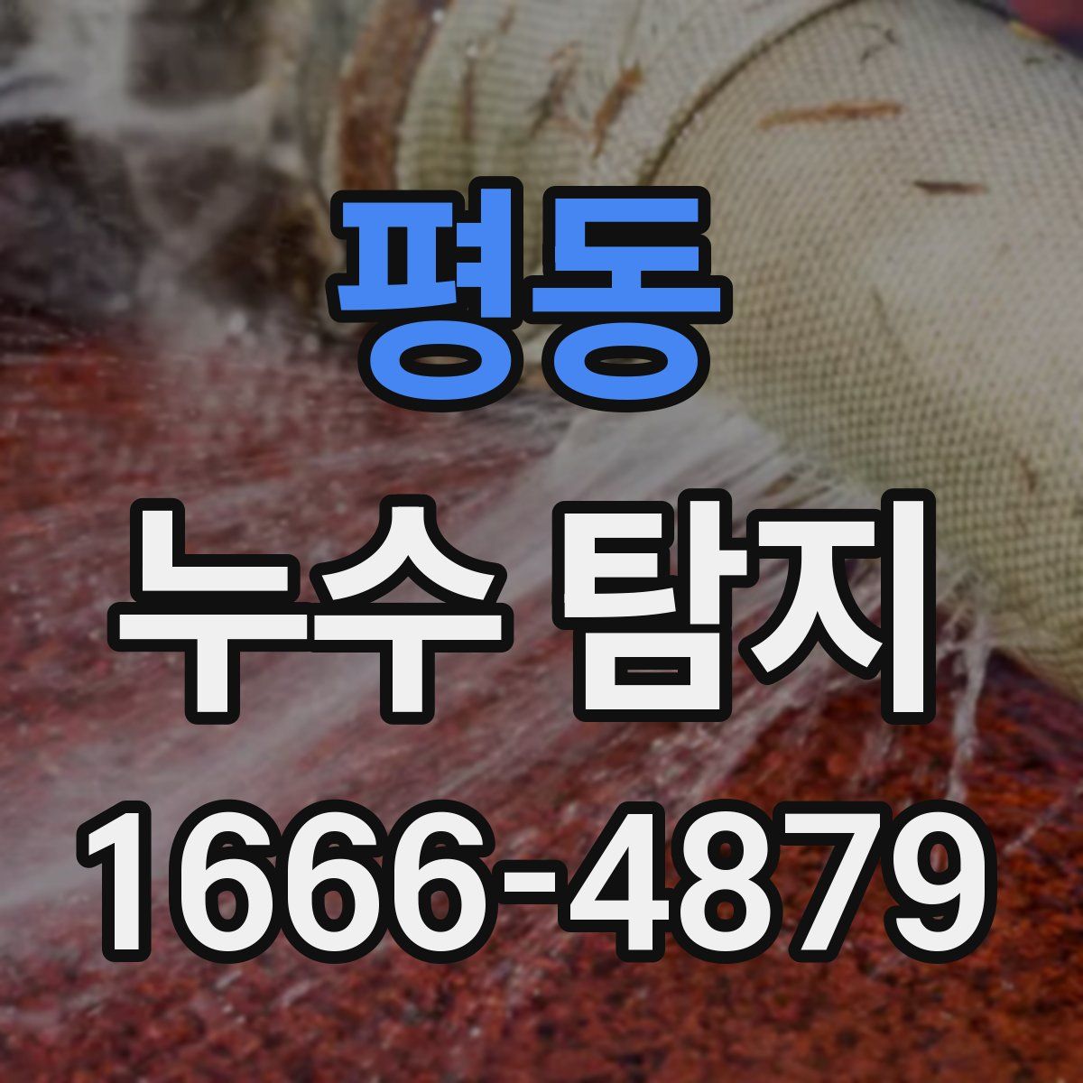 평동 누수 탐지