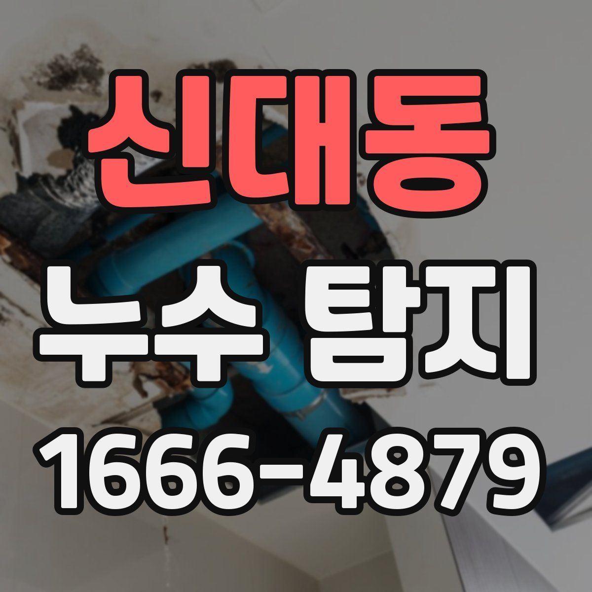 신대동 누수 탐지