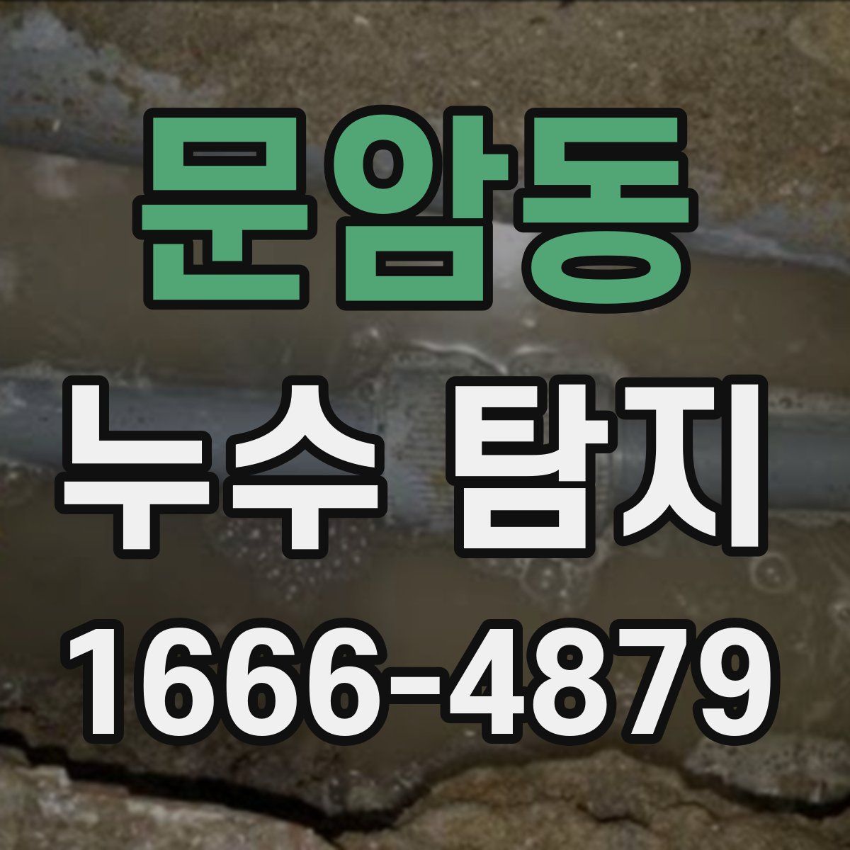 문암동 누수 탐지