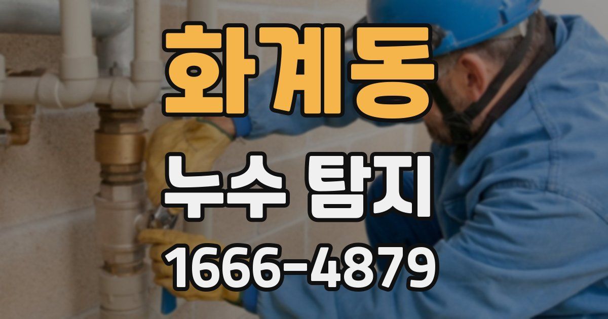 화계동 누수 탐지