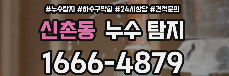 신촌동 누수 탐지