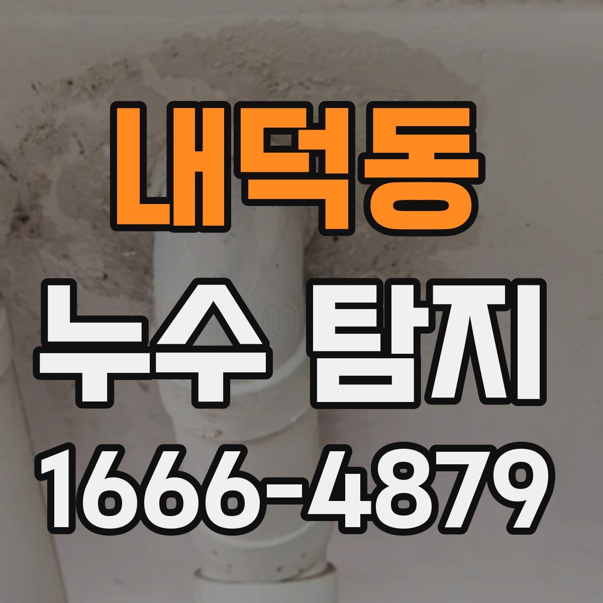 내덕동 누수 탐지