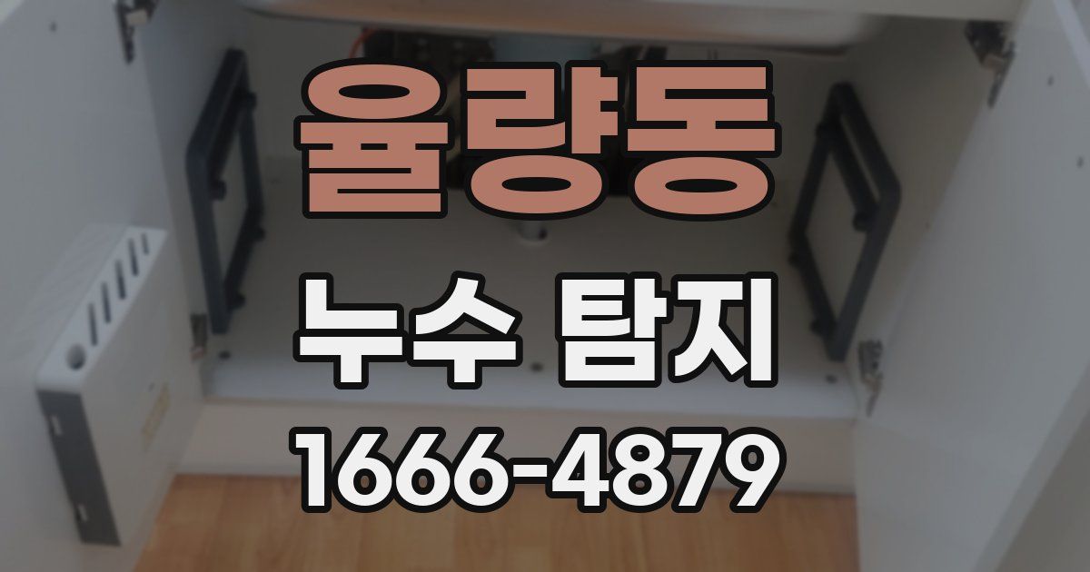 율량동 누수 탐지