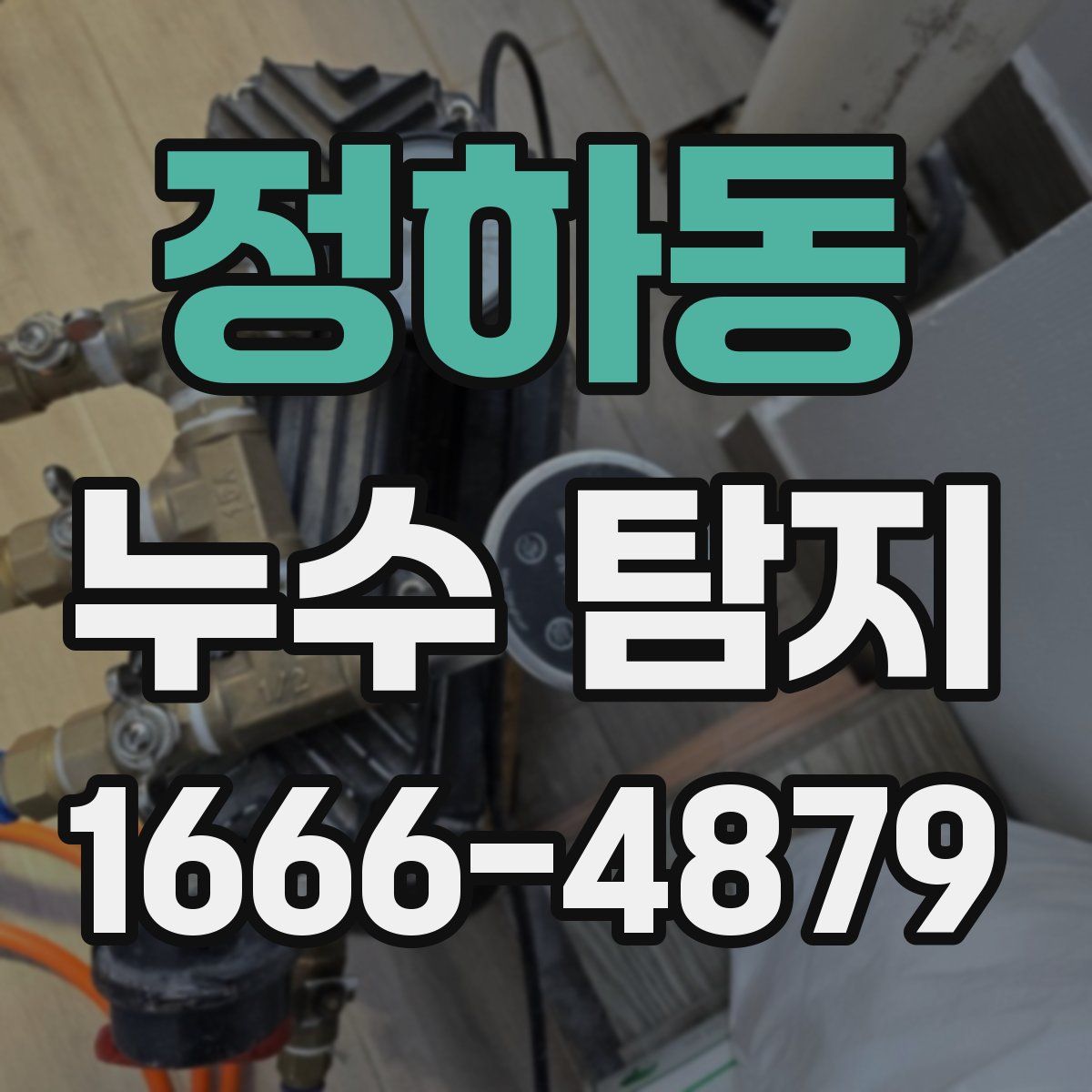 정하동 누수 탐지