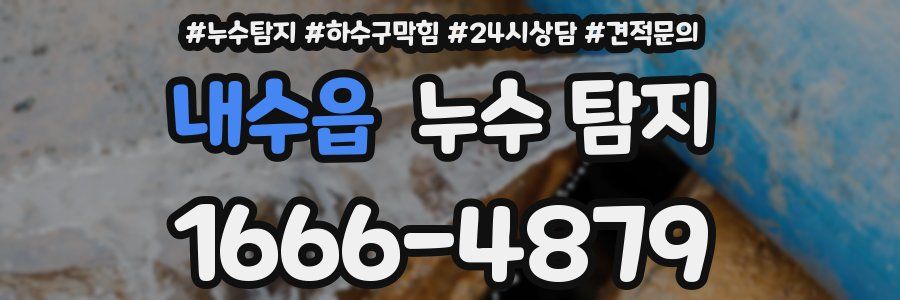 내수읍 누수 탐지
