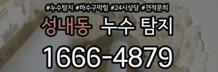 성내동 누수 탐지