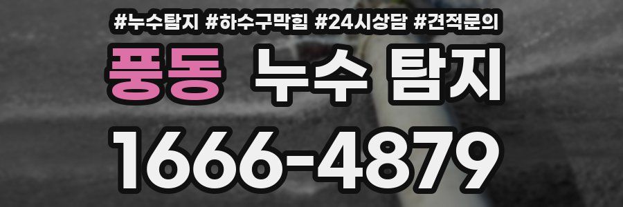 풍동 누수 탐지