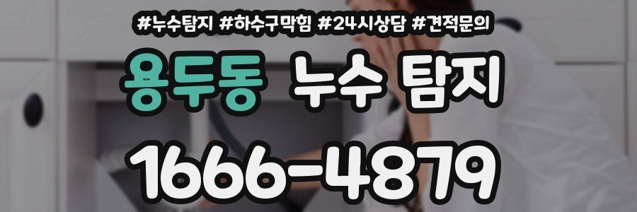 용두동 누수 탐지